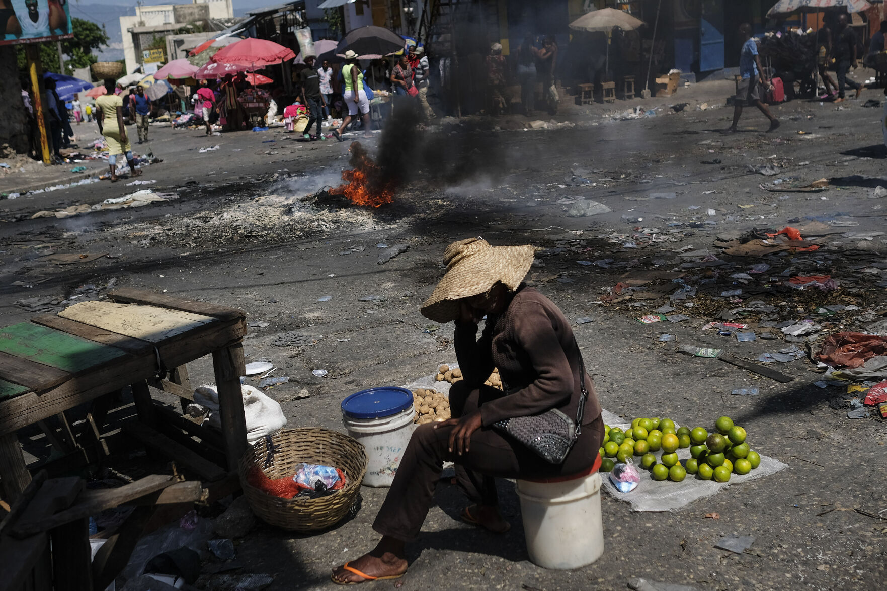 APTOPIX Haiti Strike
